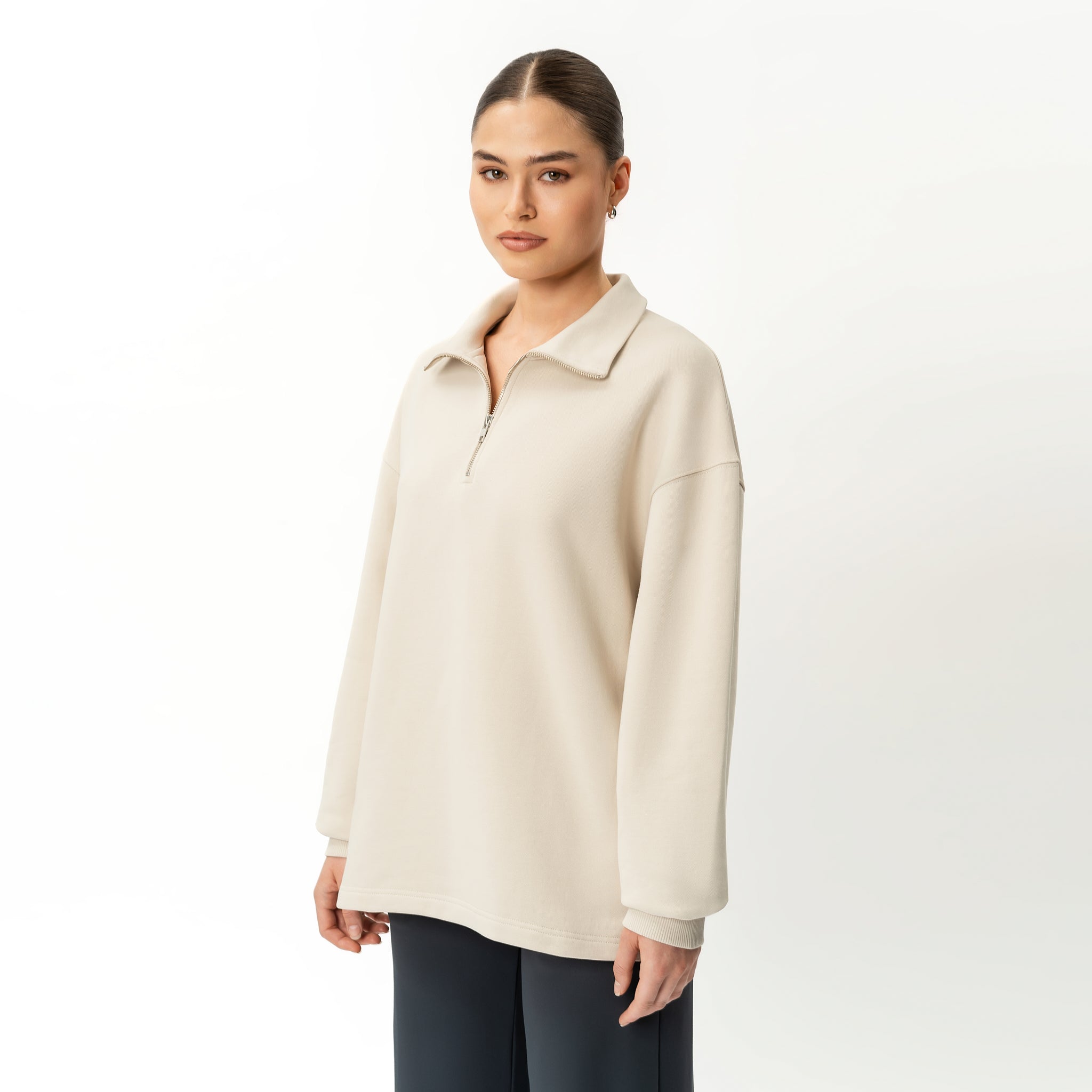 Quarter-zip pullover - Ninepine