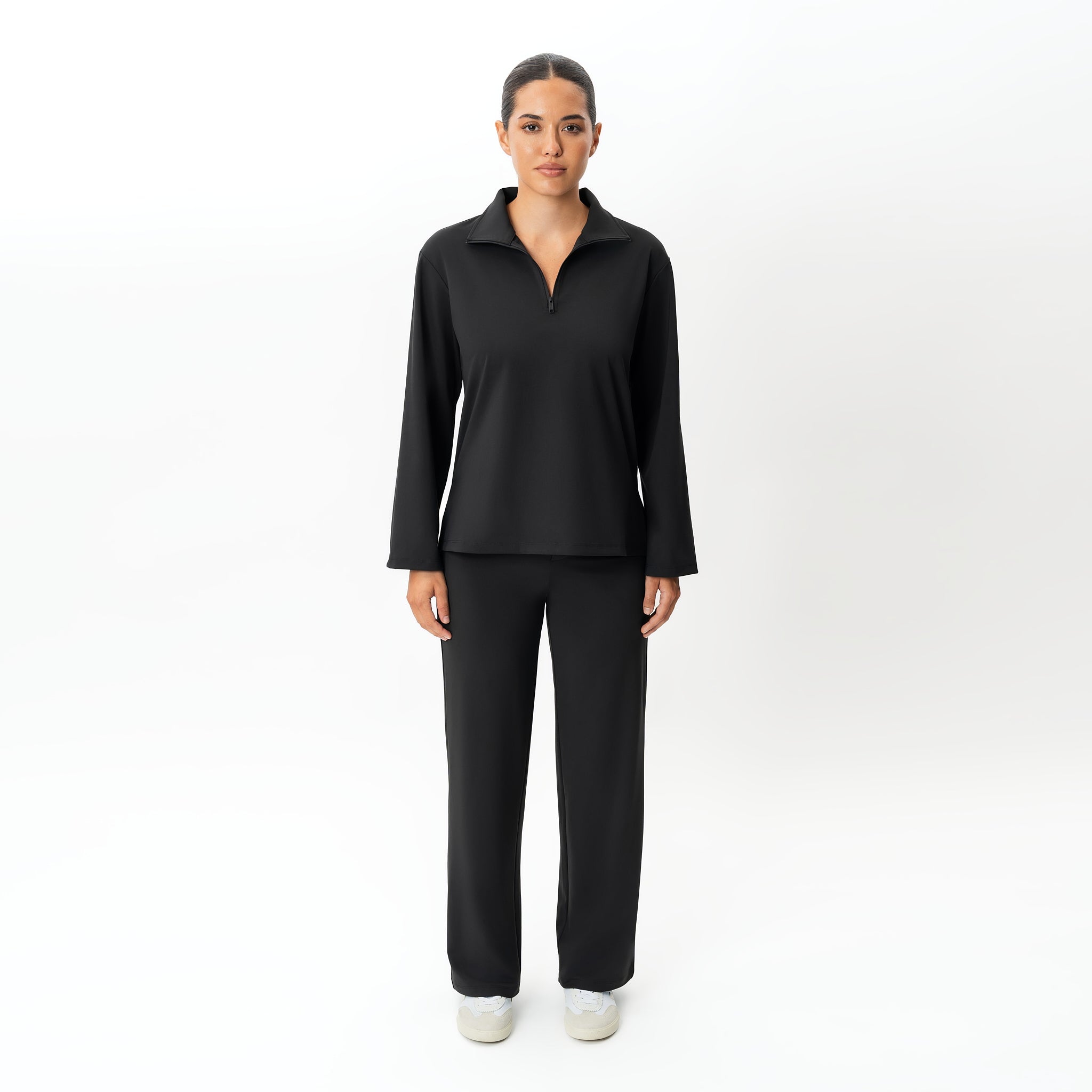 Asana Relaxed Quarter-zip - Ninepine