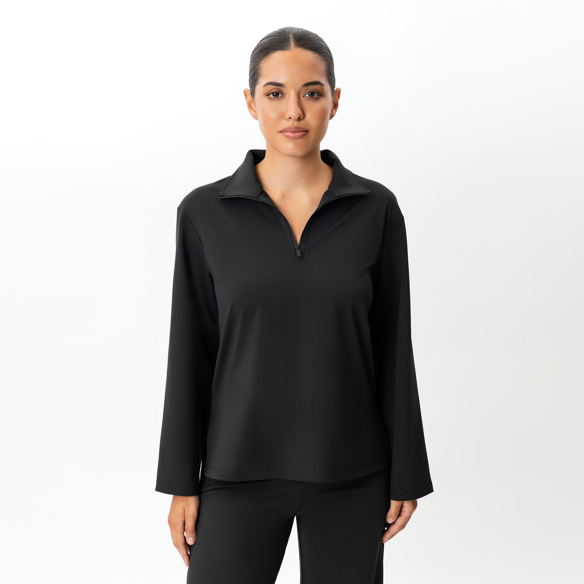 Asana Relaxed Quarter-zip - Ninepine