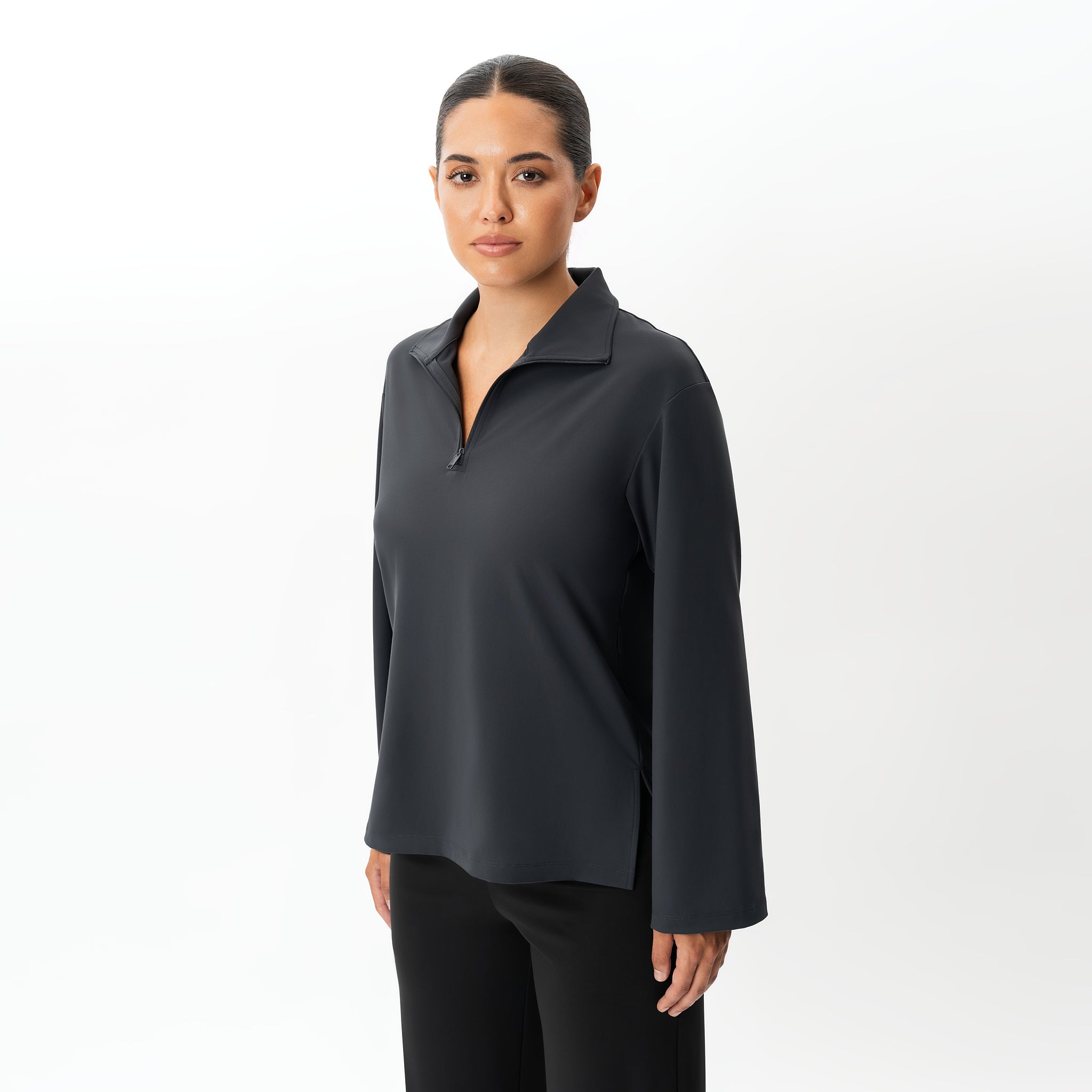 Asana Relaxed Quarter-zip - Ninepine