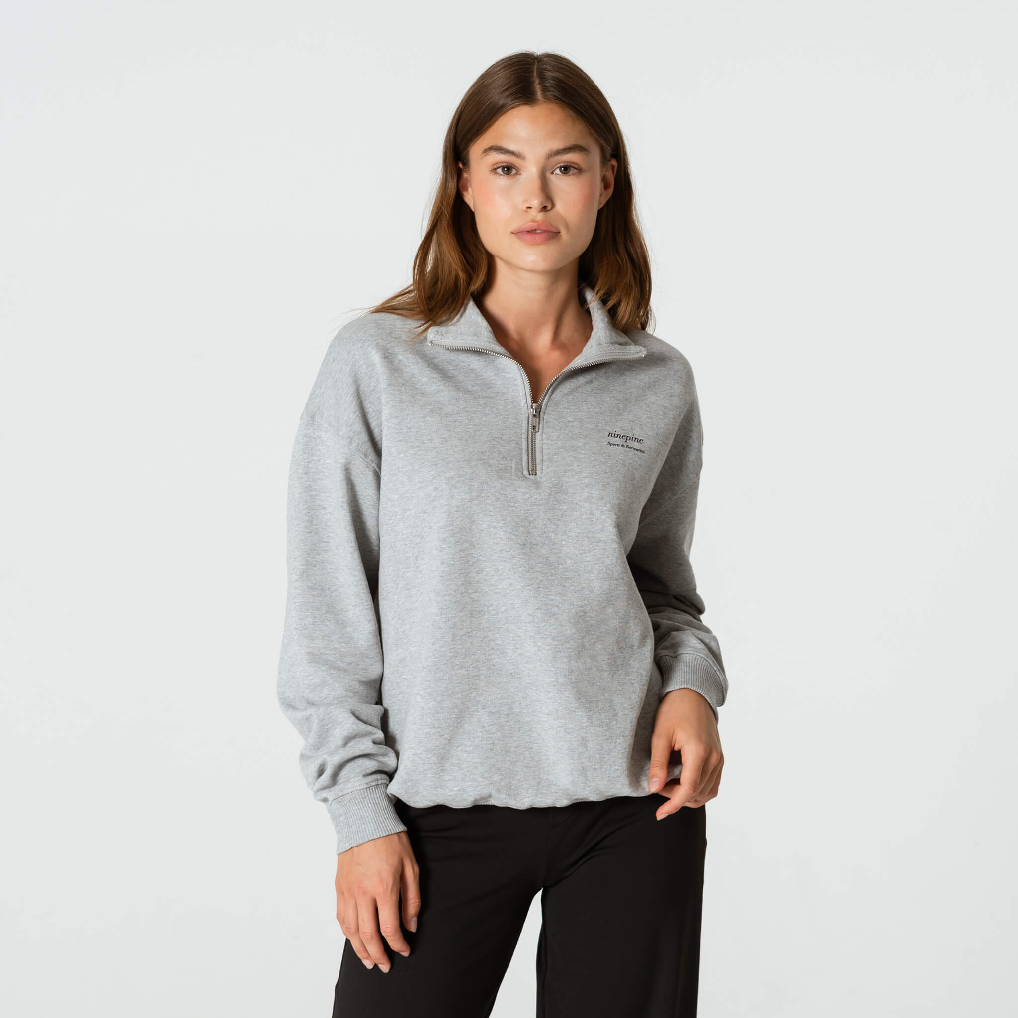 Quarter-Zip Relaxed Sweater