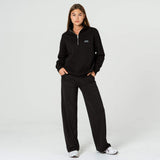 Quarter-Zip Relaxed Sweater