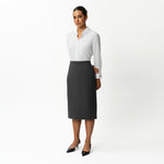 Tailored Ponte Midi Skirt - Ninepine