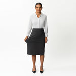 Tailored Ponte Midi Skirt - Ninepine
