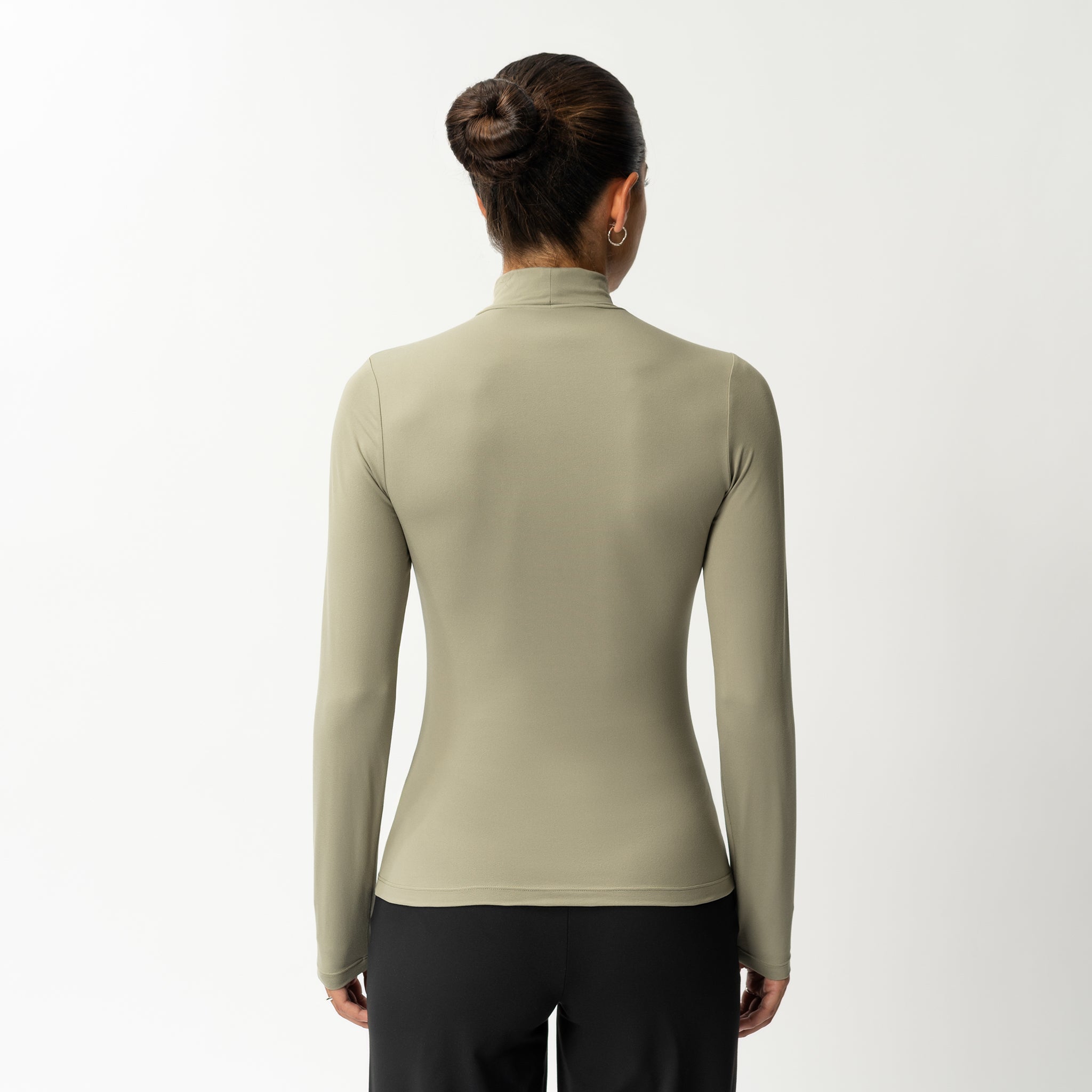Soft Turtleneck Long-sleeve - Ninepine