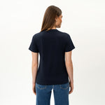 Fitted V-neck Pima T-shirt - Ninepine