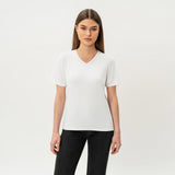V-neck Pima T-shirt - Ninepine