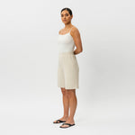 Light Ponte Shorts - Ninepine