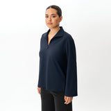 Asana Relaxed Quarter-zip - Ninepine