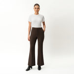 Crepe Bootcut Trouser - Ninepine