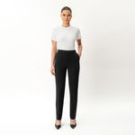 Crepe Slim Trouser - Ninepine