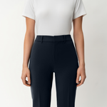 Crepe Slim Trouser - Ninepine