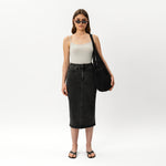 Stretchy ComfortDenim™ Skirt - Ninepine