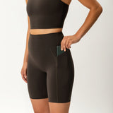 Asana Pocket Biker Short - Ninepine
