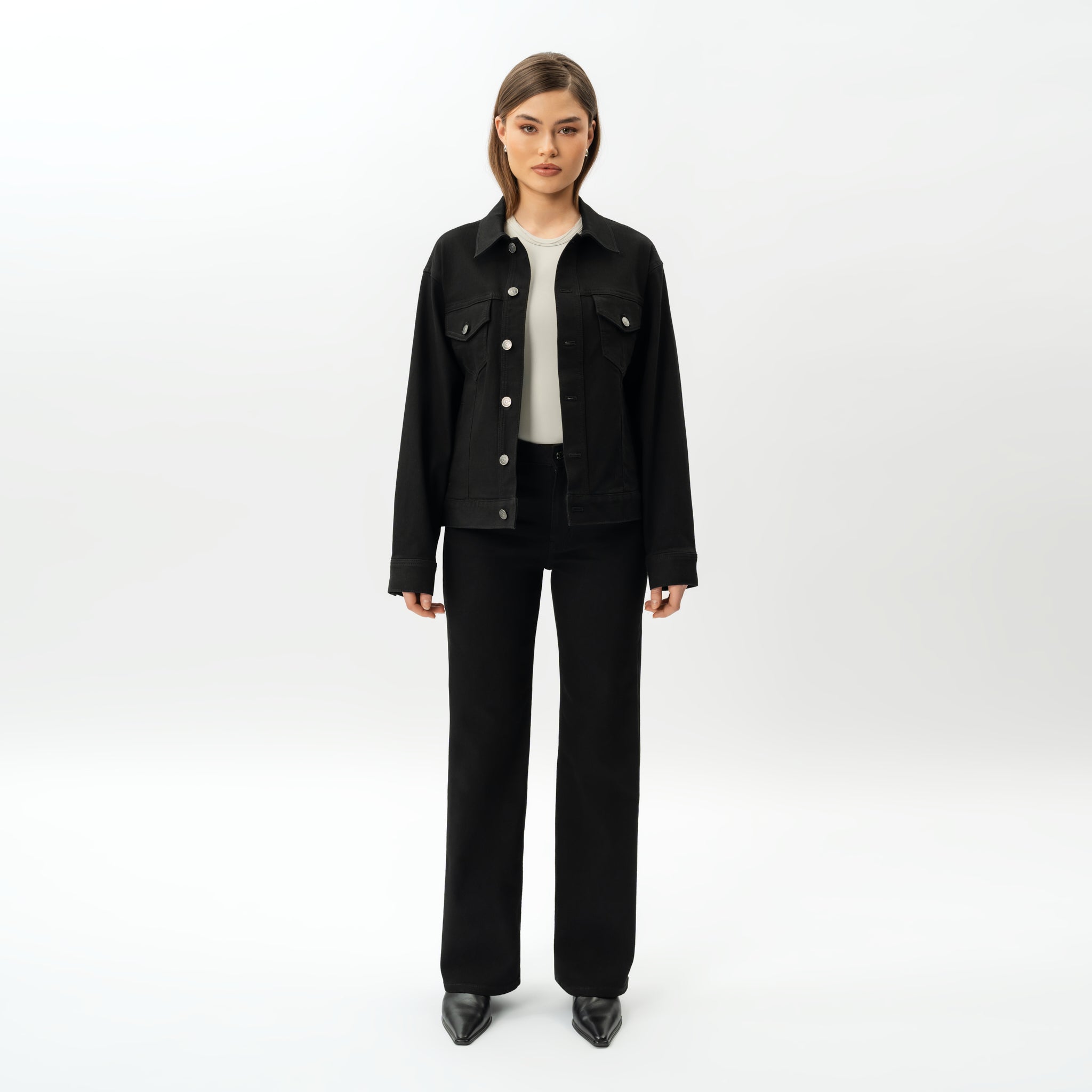 Stretchy ComfortDenim™ Jacket - Ninepine