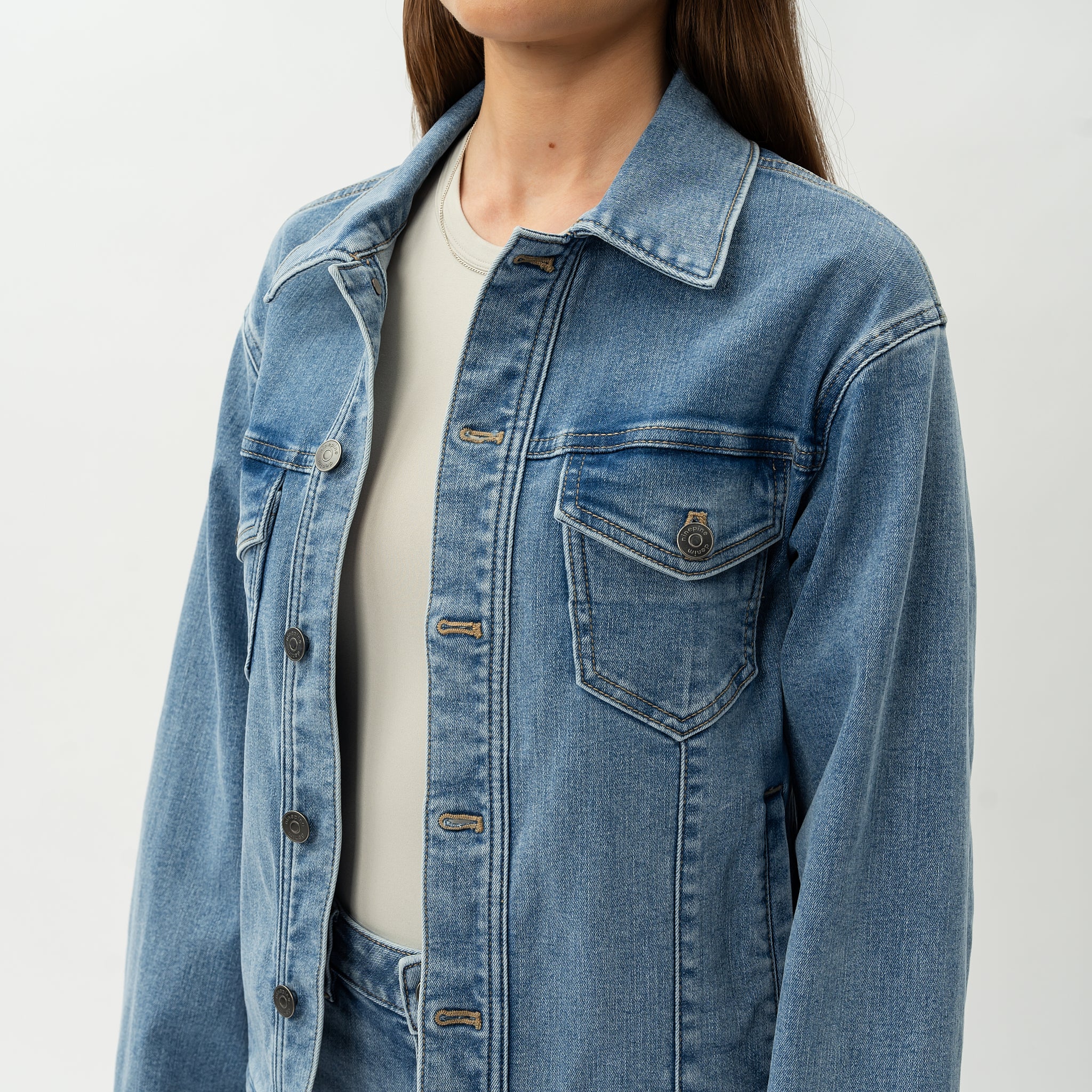 Stretchy ComfortDenim™ Jacket - Ninepine