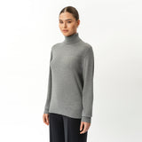 Merino Wool Relaxed Turtleneck - Ninepine