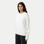 Lambswool Crewneck Sweater - Off White - Ninepine