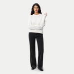Lambswool Crewneck Sweater - Off White - Ninepine