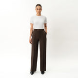Crepe Relaxed Trouser - Ninepine