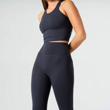 Asana Minimal Legging II - Midnight Blue - Ninepine