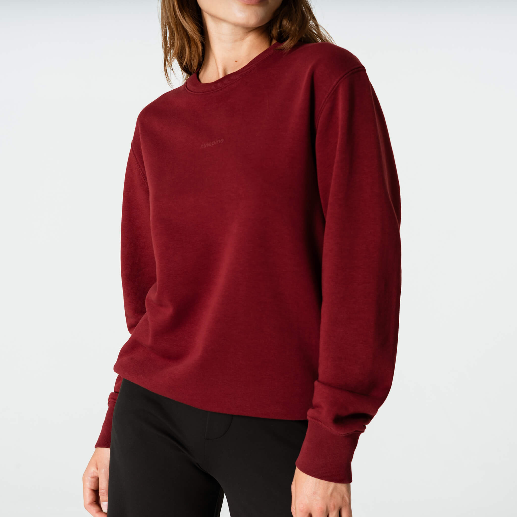 French Terry Crewneck Sweater - Ninepine